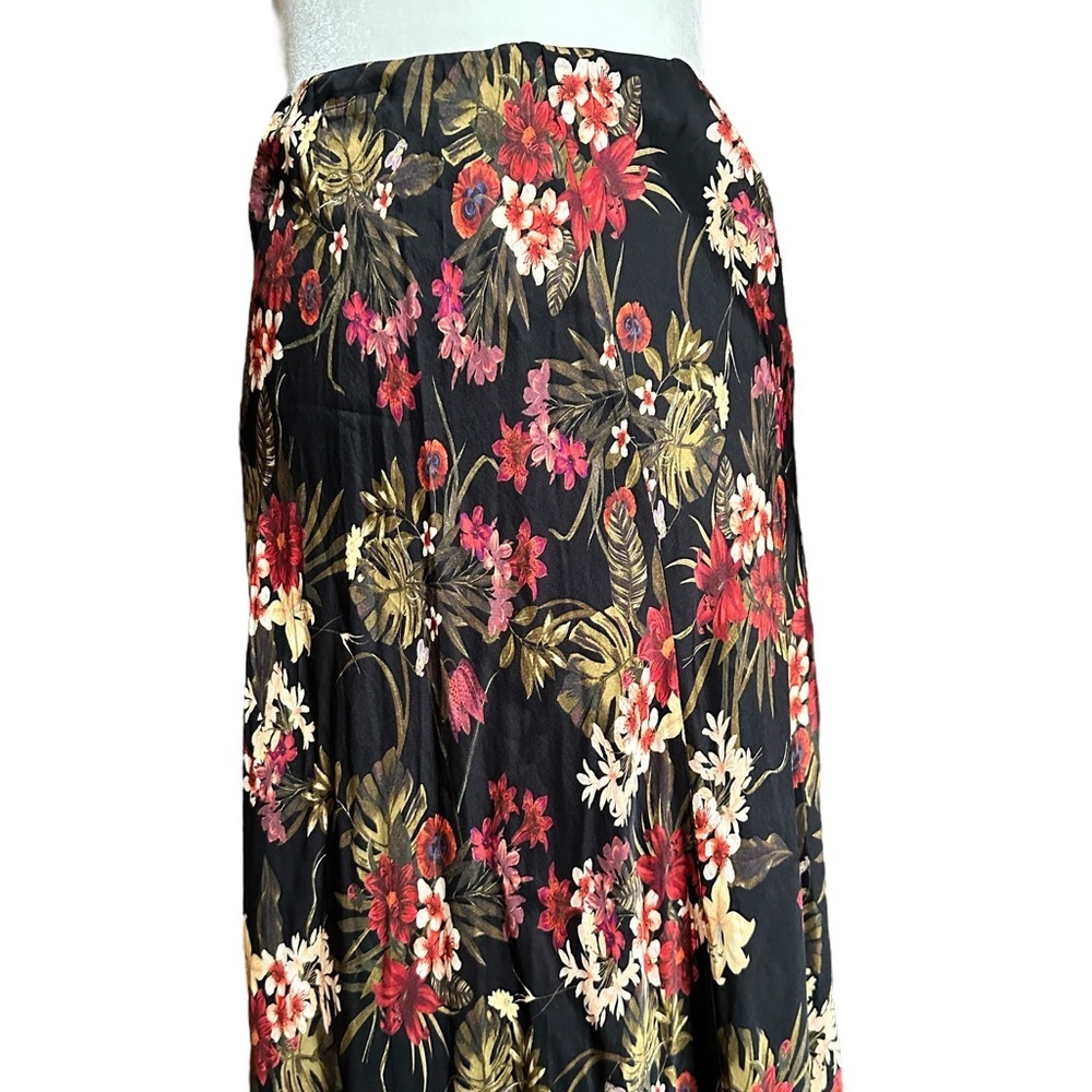 Johnny Was Workshop Floral Asymmetrical Maxi Skirt - Picture 4 of 5